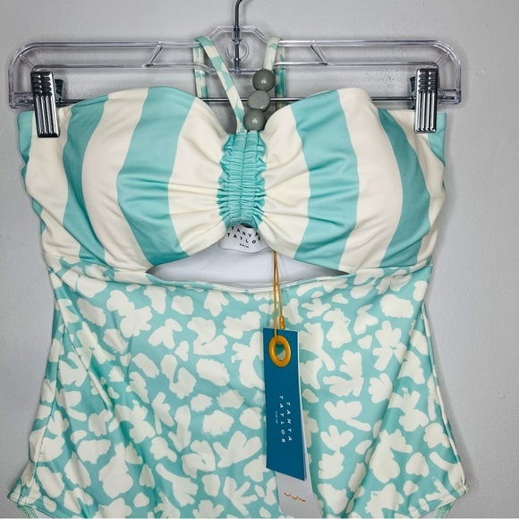 NWT Tanya Taylor Womens  Emmy One-Piece, Blue size large - Picture 4 of 7